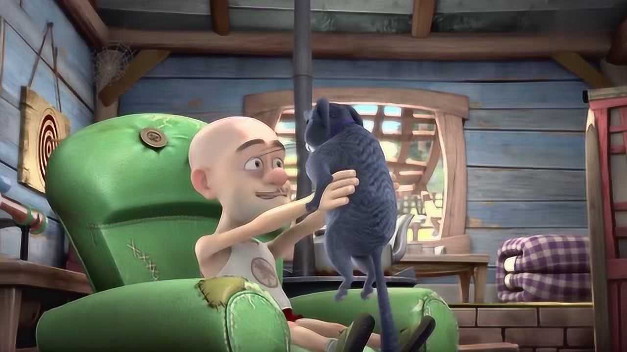 熊出没:光头强饿的把肥波当成鸡肉,一直追着它要吃它