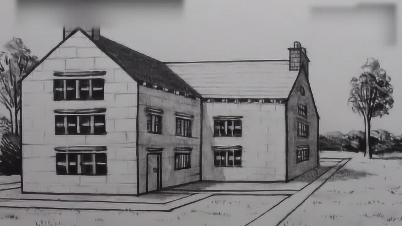 如何正确地画房子 快来看看