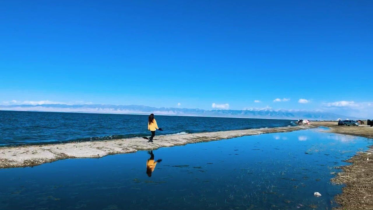 青海湖,天空之鏡茶卡鹽湖之旅雪山被我漏掉了