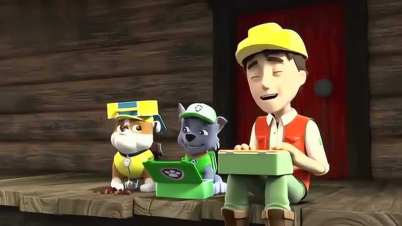 汪汪队小力真是只笨狗狗连自己的午餐都弄丢了看来他要饿肚子了