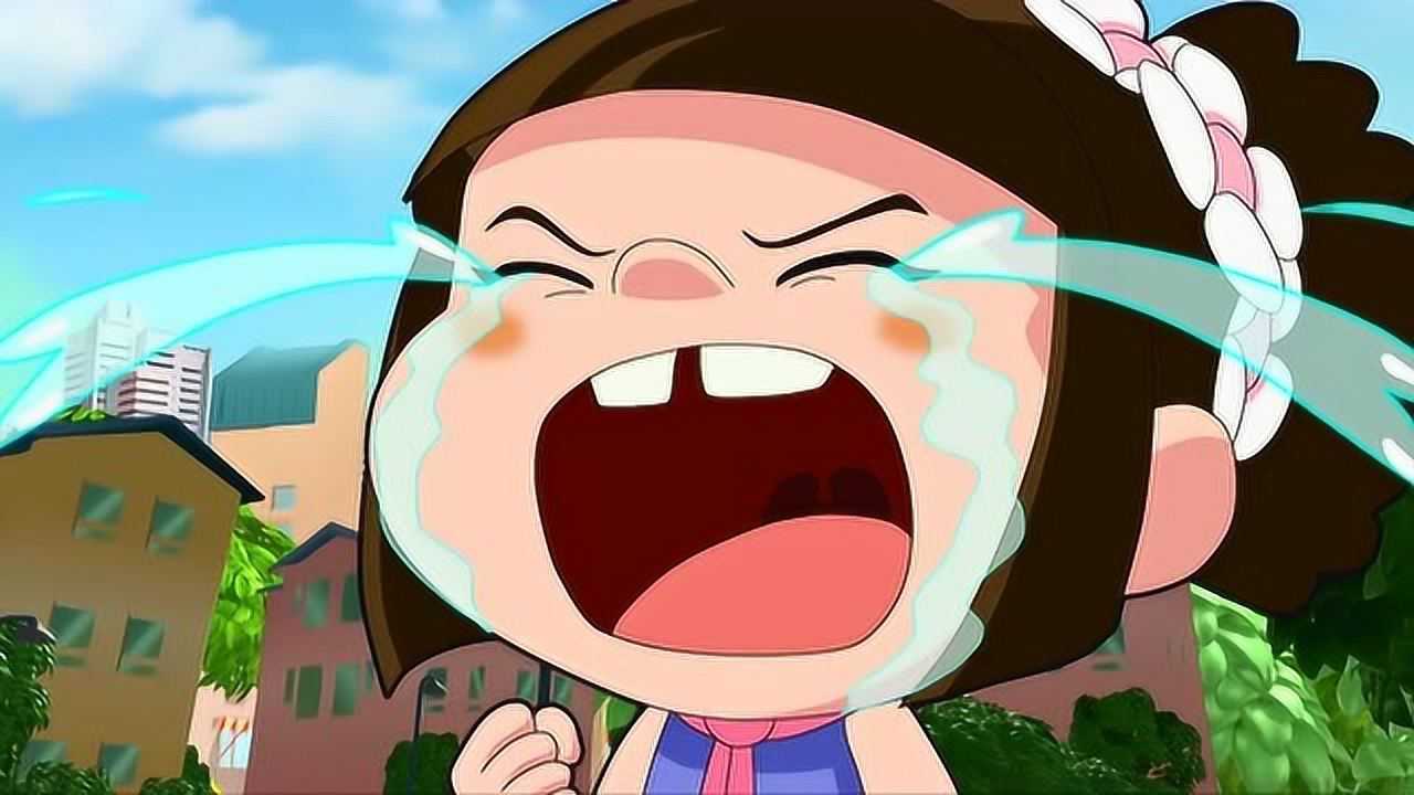 大头儿子小头爸爸毛茸茸想家了哭的好伤心啊