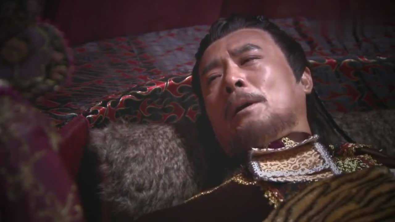 西凉王病危把王位传给驸马薛平贵公主和丽娜朝堂争王位