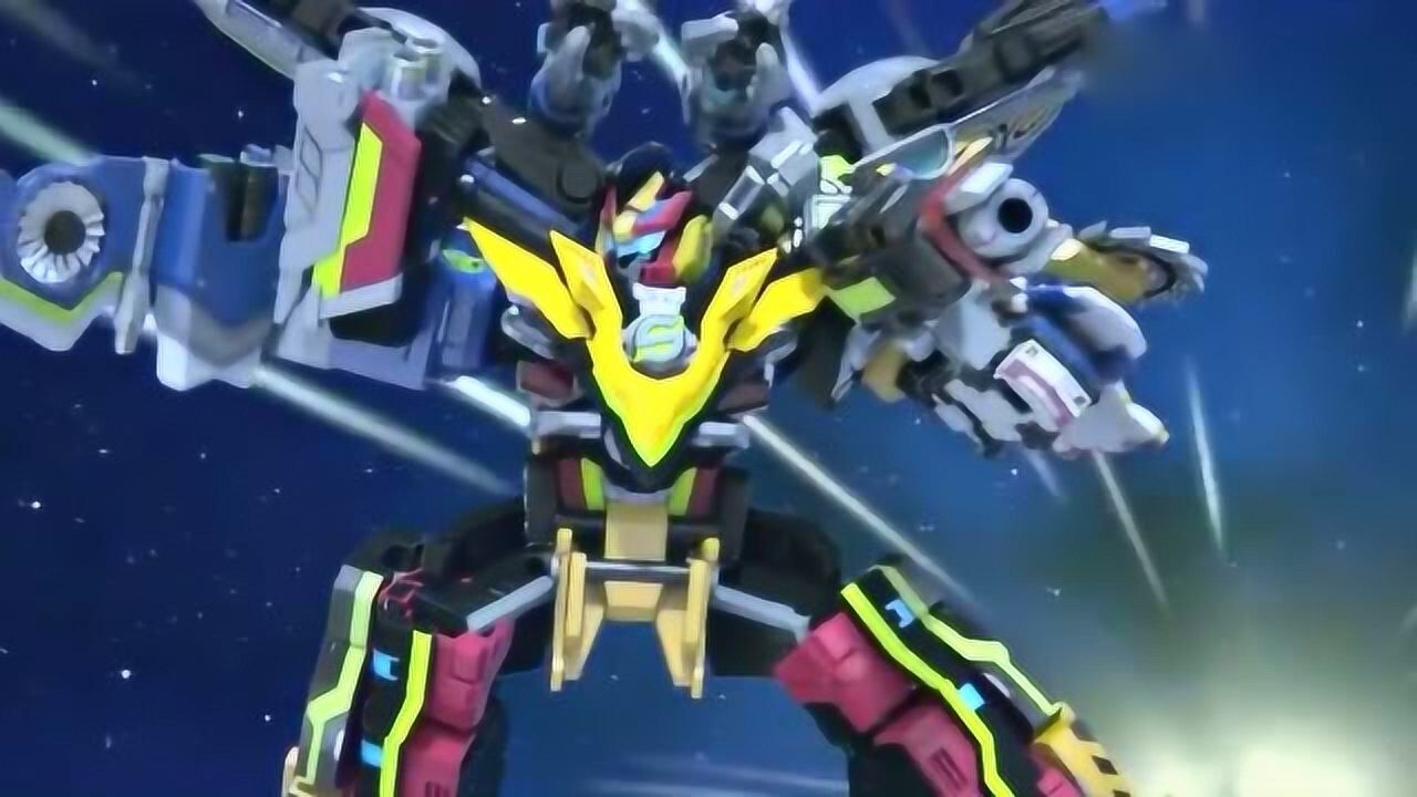 巨神战击队3台战击王一起组合新战击王威力超级猛直接打爆它