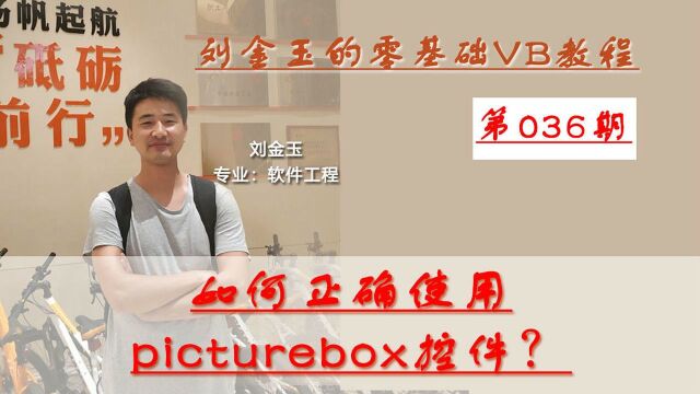 零基础VB教程036期:如何正确使用picturebox控件?