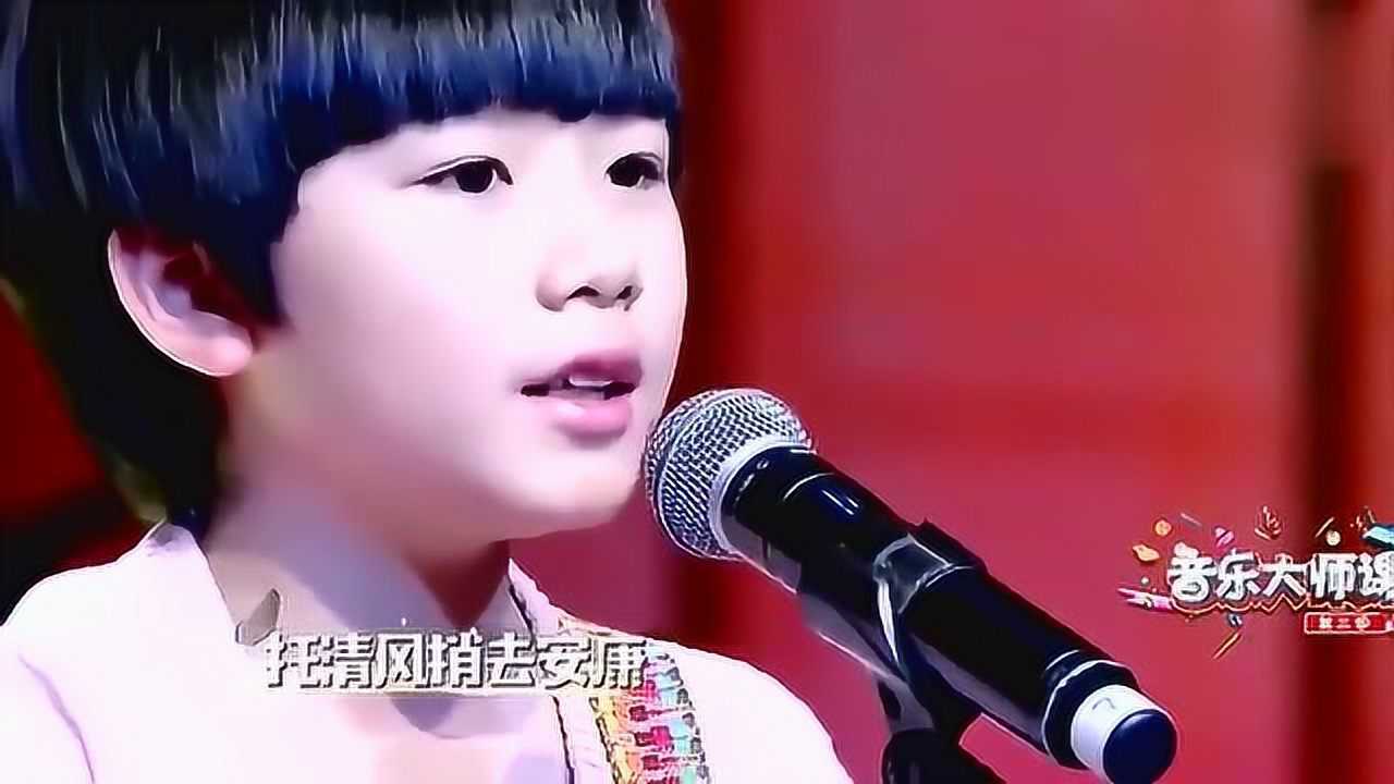 九岁男孩演唱父亲台上唱这首歌时唱哭全场闹成一片