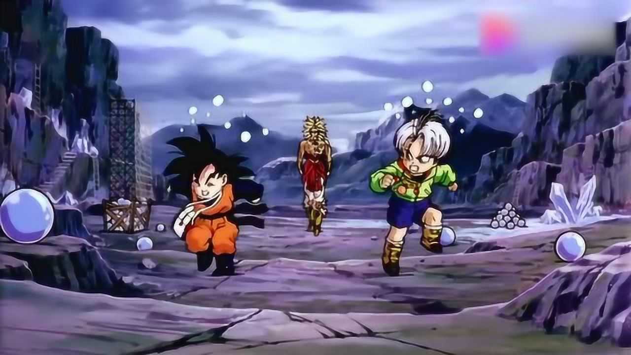 龙珠地球上居然还有这种高手悟天和特兰克斯被他按在地上摩擦