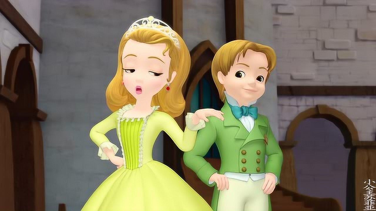 小公主苏菲亚和小伙伴做马车去郊游真是太有趣了