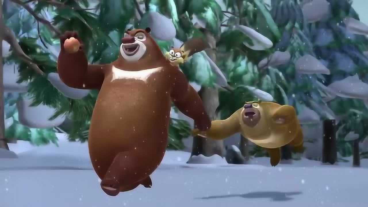 熊二只要没动力玩耍的时候,熊大就会拿美食诱惑它,套路满满的