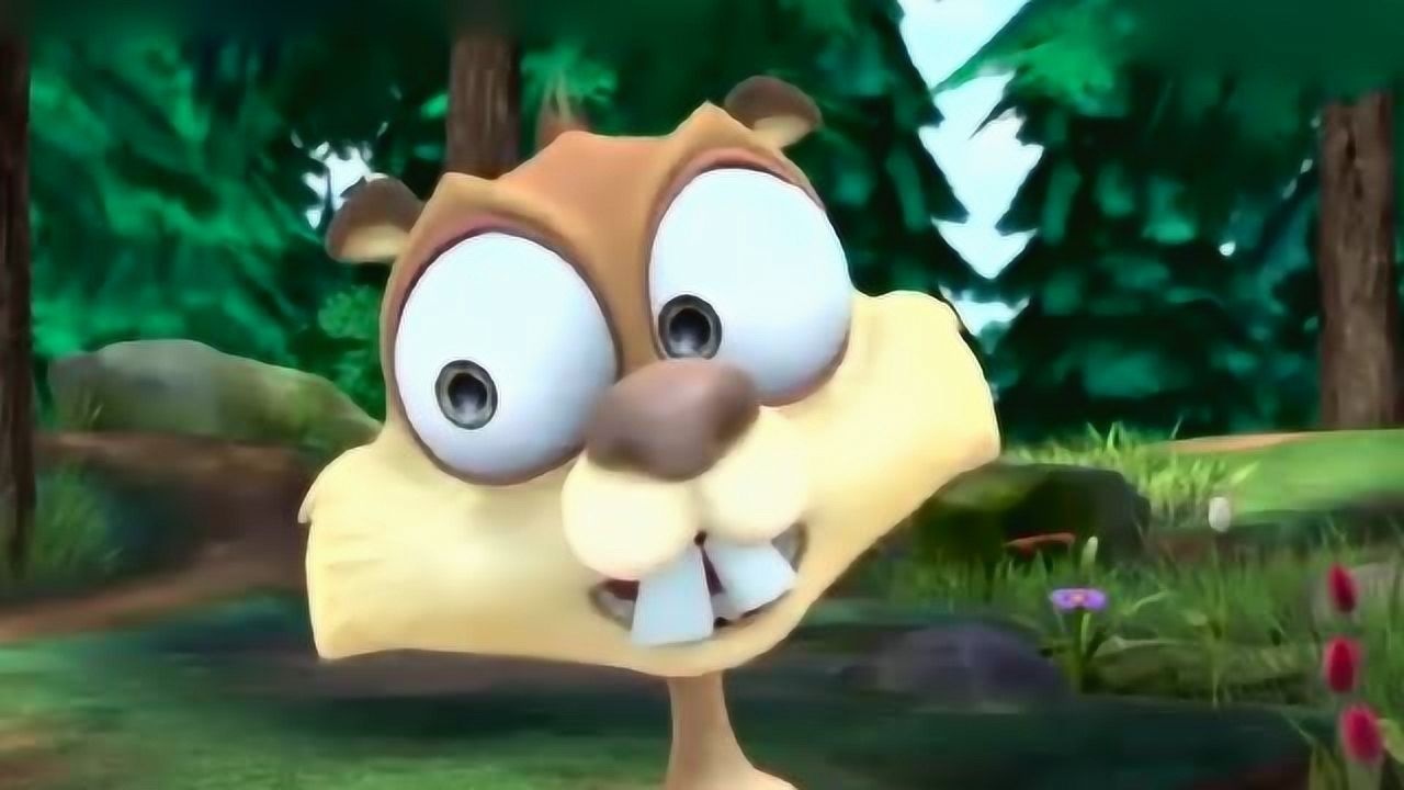 熊出没跳跳长得和蹦蹦一样冒充蹦蹦偷吃熊兄弟的食物