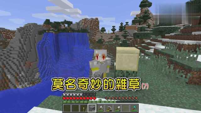 我的世界MC茶杯生存Ep164:瀑布后的乐高秘密基地