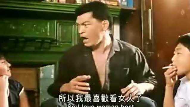 这部89年上映的帮派电影, 陈奎安这段表演很精彩, 面恶心善