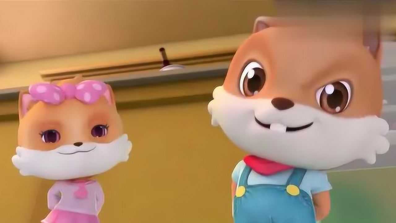 《三只松鼠》小美和小酷这招太狠了,挠痒痒挠到山猫吐白沫哈哈!