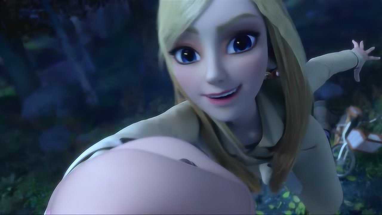 熊出没变形记美女从坏人手里夺回汽车钥匙熊大熊二过来帮忙