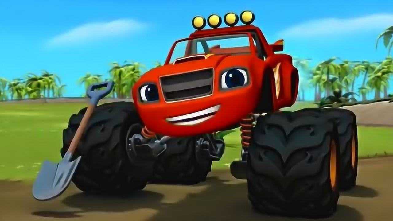 旋风战车队飙速超快的挖出宝藏变成了宝藏赛车场好酷啊