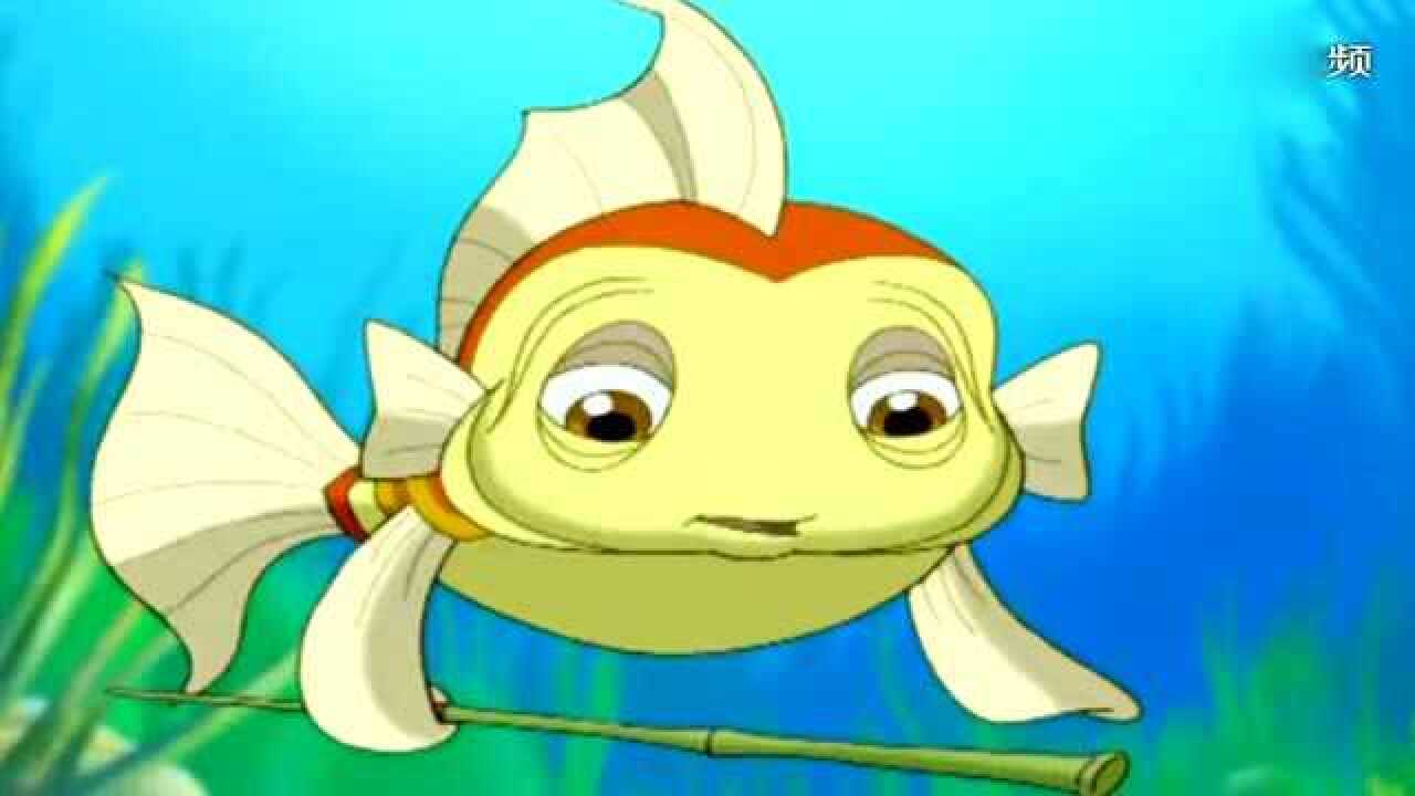 小鲤鱼历险记:鲤鱼奶奶打败了刺刺球!