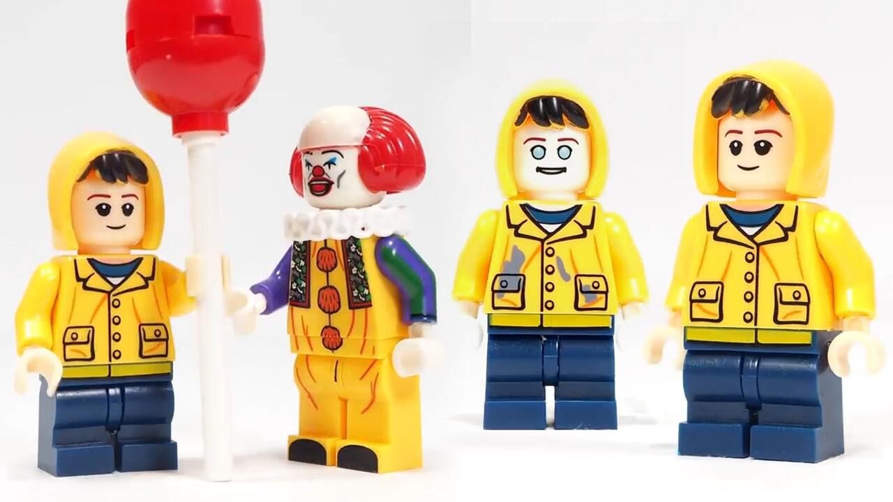 《小丑回魂》乐高玩具,原本超可怕的小丑也变得有点小可爱了