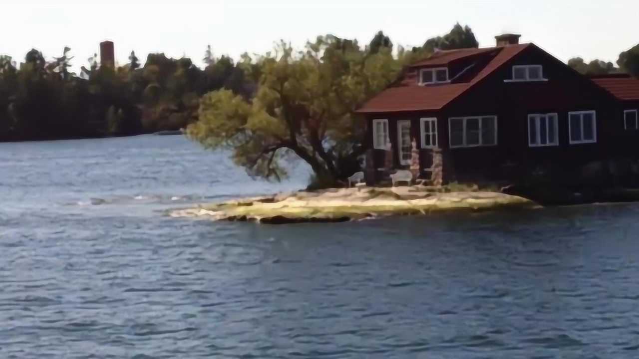 世上最小的岛屿，仅有一座房子和树，网友：不怕淹死吗