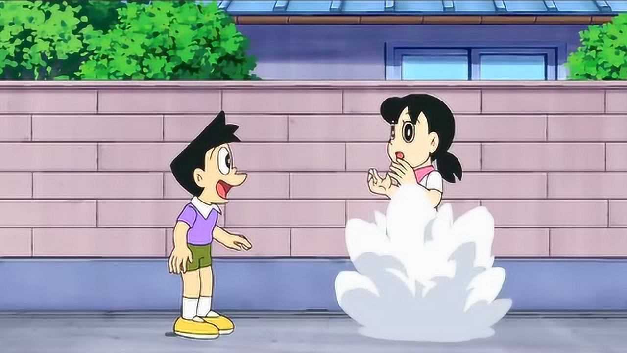 哆啦a梦:小夫用许愿星给静香实现愿望,却把静香变成了一只乌鸦