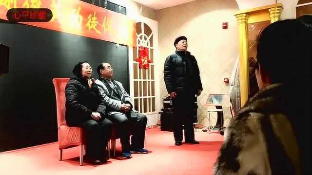 著名豫剧表演艺术家吴心平先生收徒谢俊英,祝净角艺术永远长青