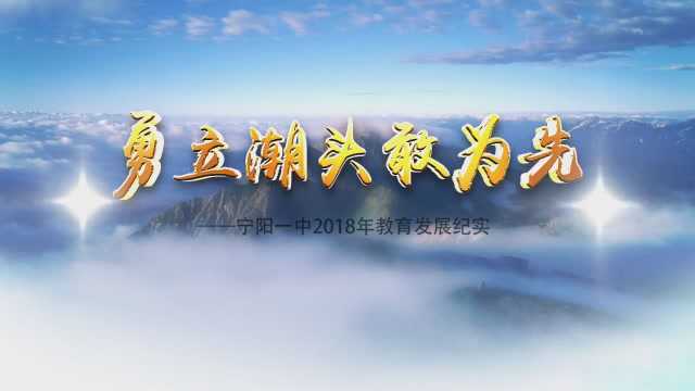 勇立潮头敢为先——宁阳一中2018年教育发展纪实