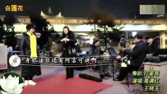 唱豫剧打銮驾选段郑州大石桥 高满红王晓玉