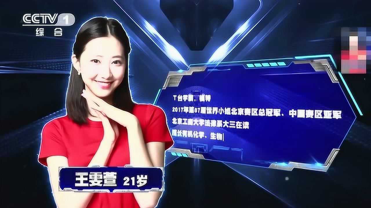 加油向未来王雯萱世界小姐中国赛区亚军学习出色人不可貌相啊