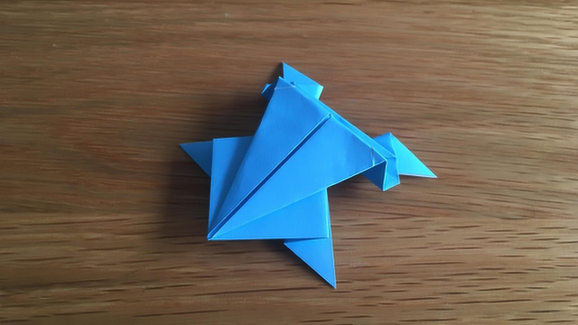 如何折一只会跳的青蛙,手工折纸教程