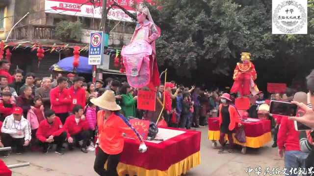 广东吴川市霞街村赵公明元帅年例出巡,当地最热闹的民间传统文化