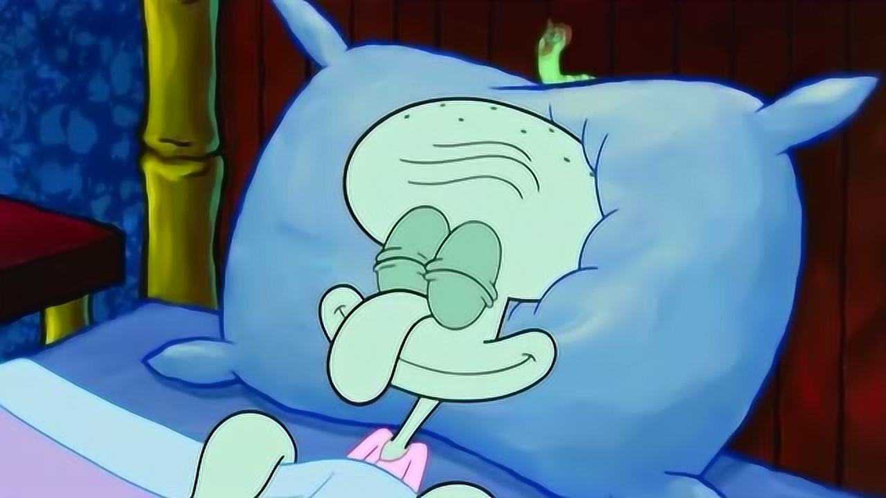 海绵宝宝:章鱼哥睡着被耳虫侵略大脑,一直想着歌曲停不下来了