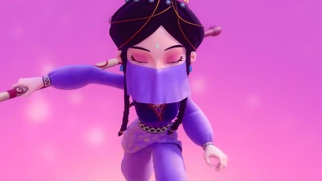 公主古丽仙实在太美了,大巴年级的巴依老爷竟然犯花痴
