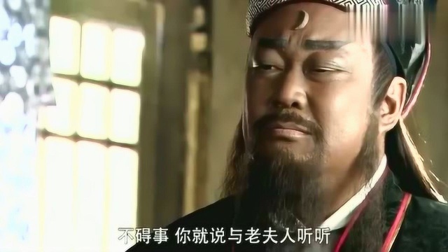 义子带包大人见瞎婆,瞎婆却不信包大人的身份,竟要摸他的后脑勺