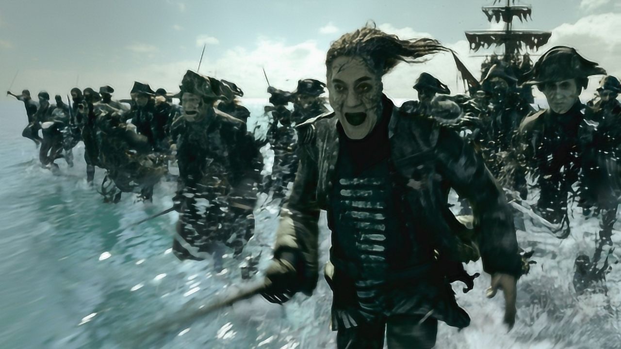 杰克船长有史以来被追杀的最惨的一次,来自夺命亡灵的咆哮