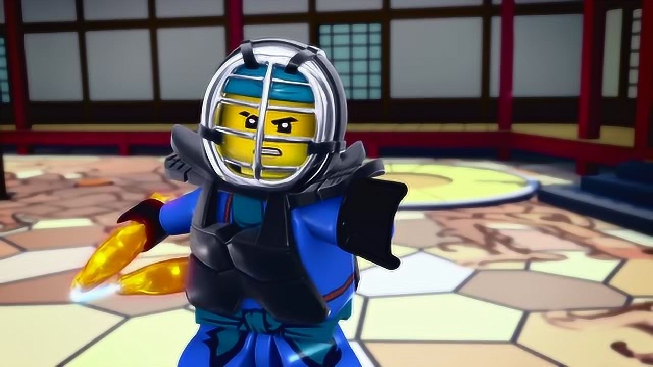 《乐高幻影忍者》白色忍者的飞镖兵器,可以结成厚厚的冰块!