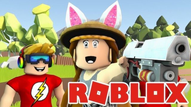 《神秘的杀手》藏在实验室的警长扮演假人!被杀手暗杀啦 老旅Roblox