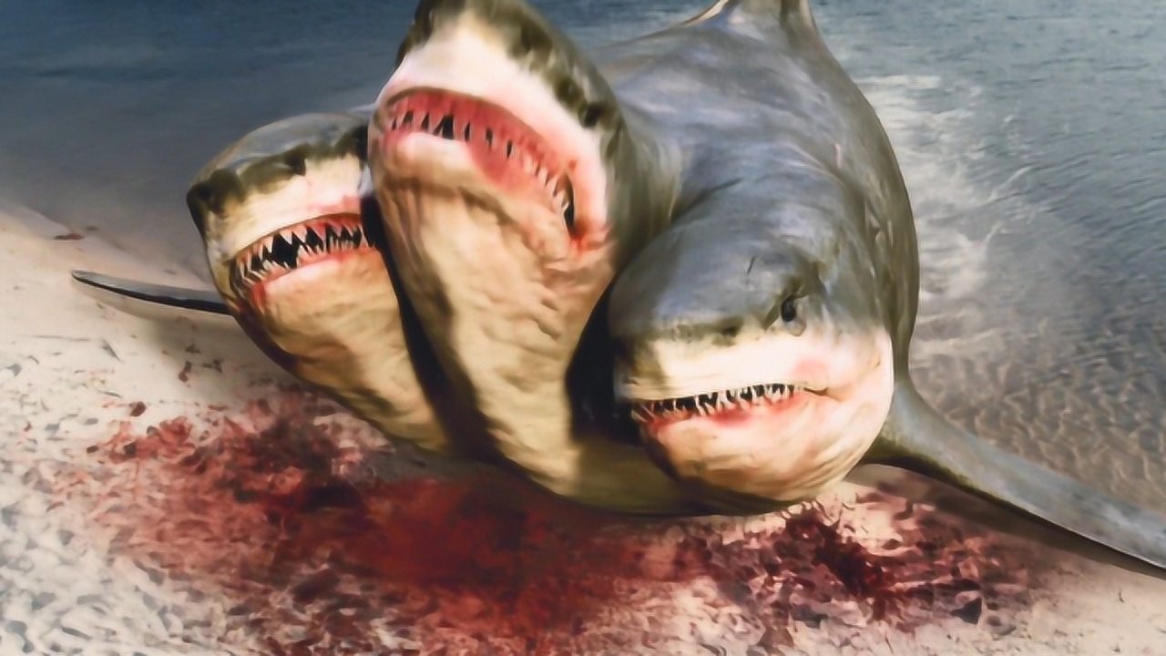 多头鲨鱼恐怖图片