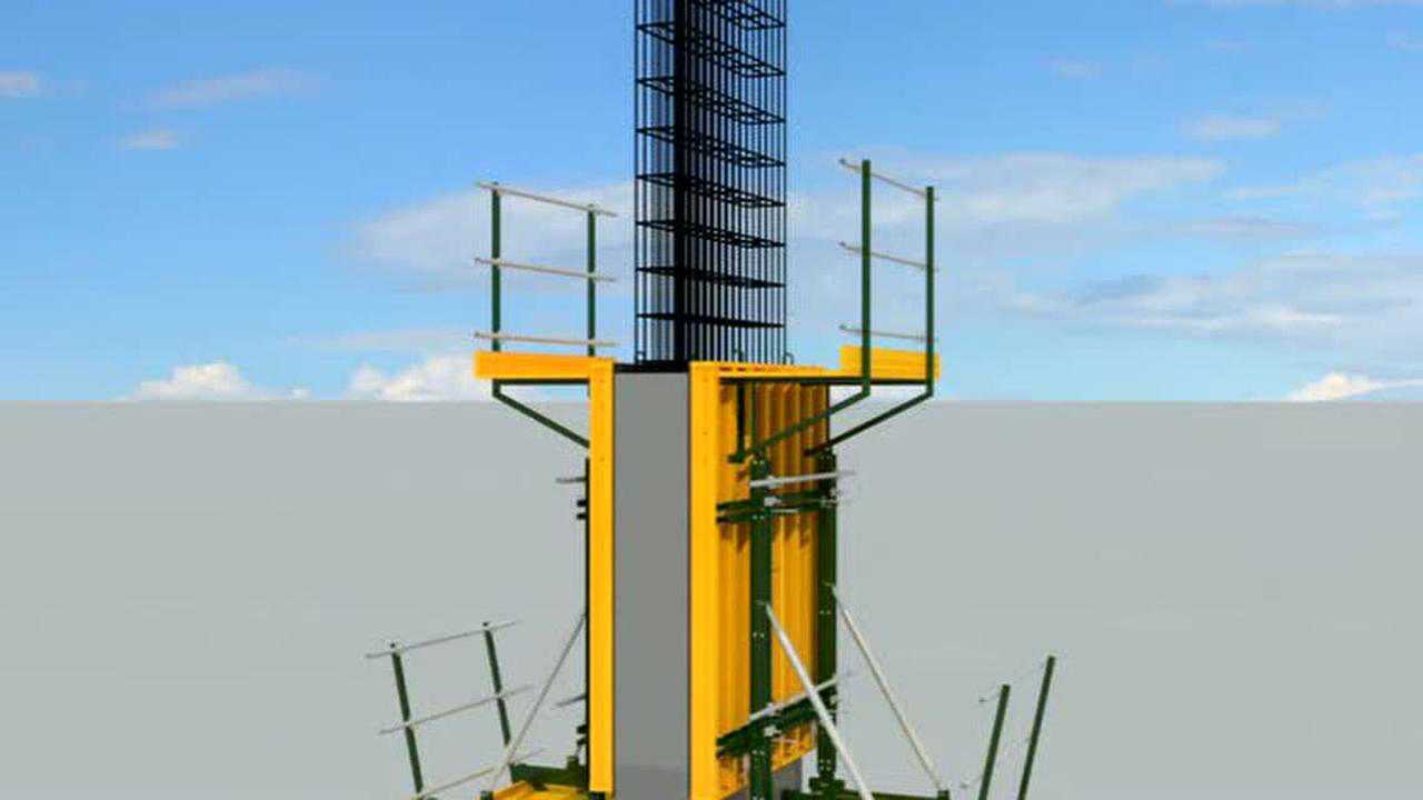 悬臂模板安装及使用