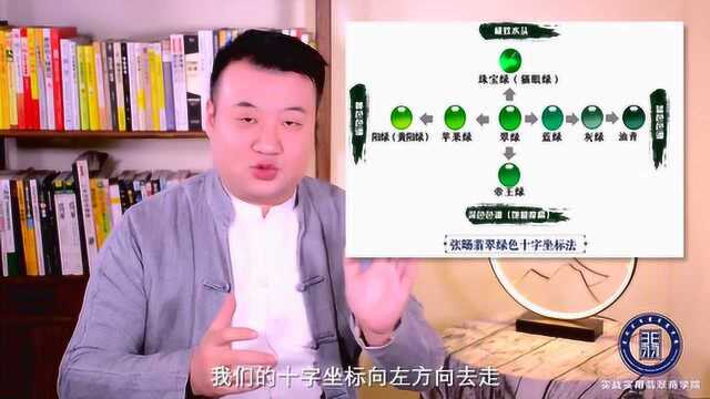 翡翠教学视频:翡翠颜色讲解翡翠绿色十字坐标法,快速分辨翡翠绿色