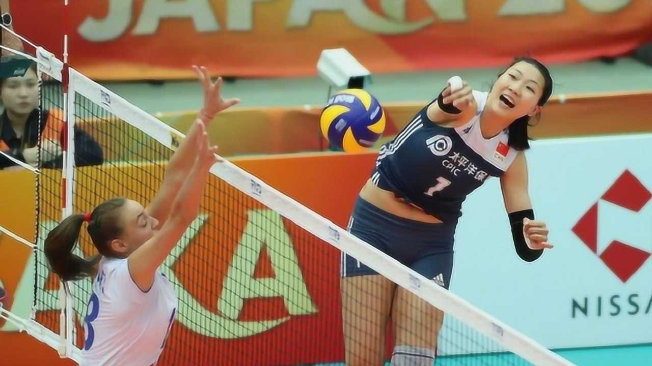 袁心玥！中国女排的大苹果，2018VNL精彩掠影！_高清