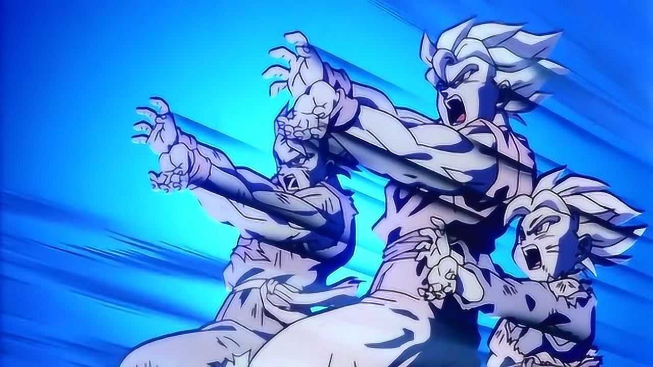 龙珠z:悟空一家三口集合,发射龟派气功,传超都抵挡不了