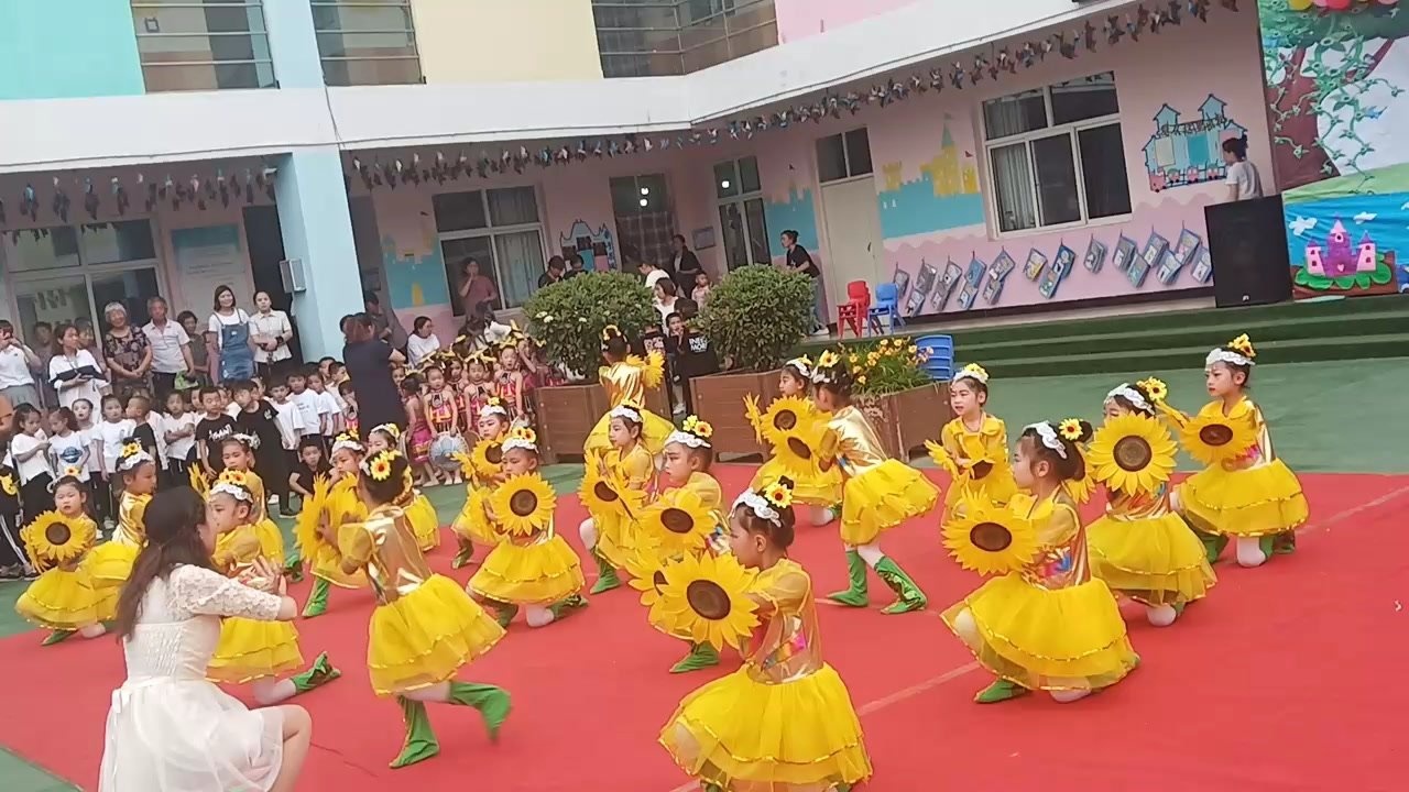 索堡鎮幼兒園六一舞蹈《花兒朵朵向太陽》