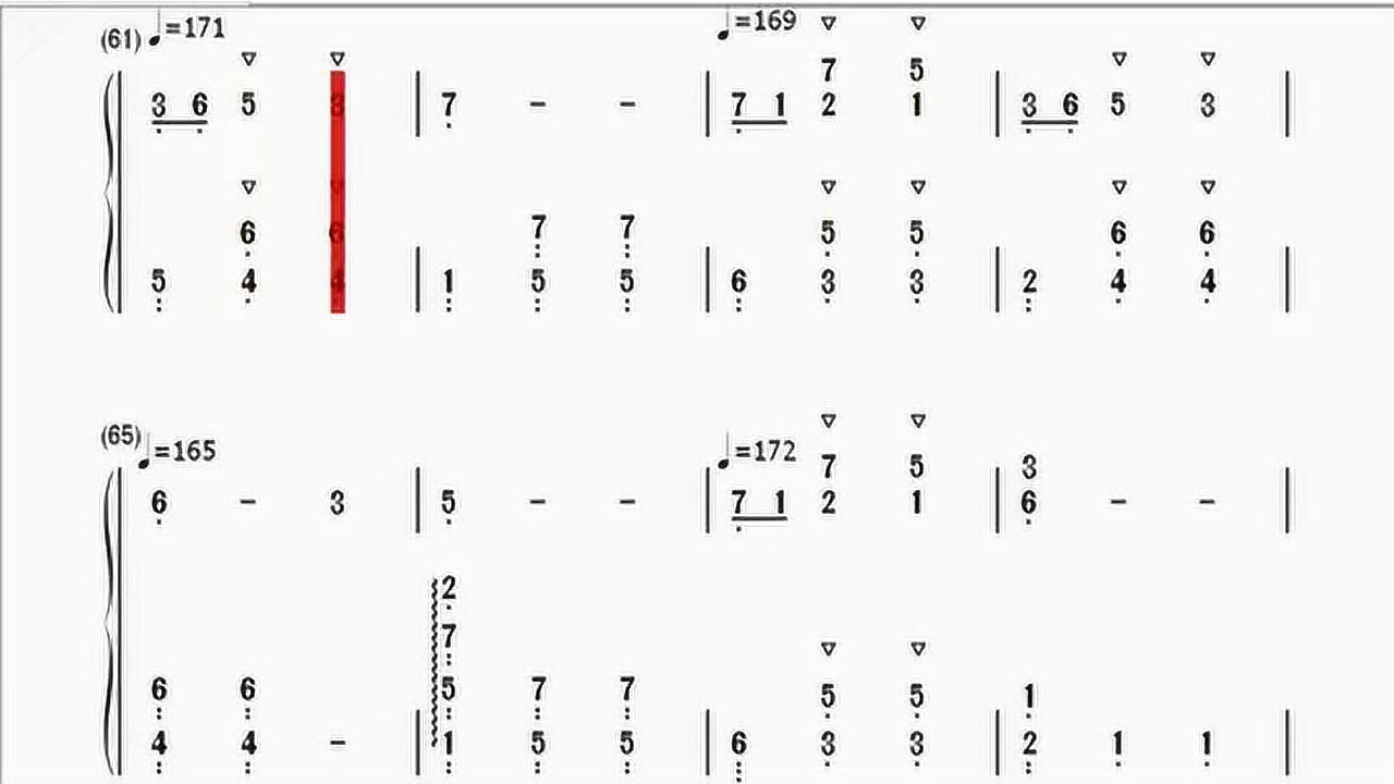 视听简谱水面华尔兹钢琴简谱弹奏版一种舒服又非常想呼喊的冲动