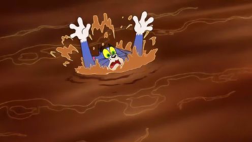 太惨了！男孩不幸掉入巧克力浆，汤姆下去营救却忘了它不会游泳！