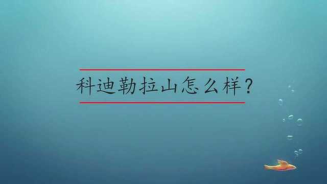 科迪勒拉山怎么样?