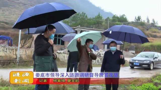 娄底市领导深入涟源调研督导脱贫攻坚