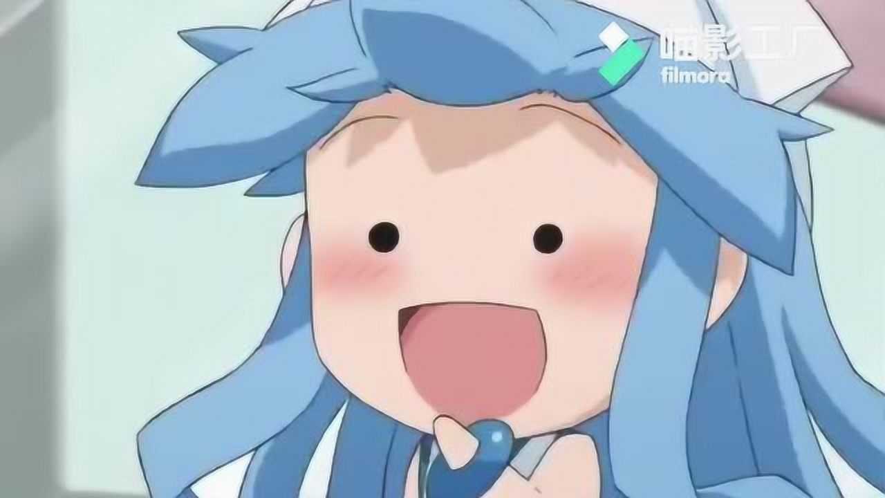 萌系动漫 迷你乌贼娘