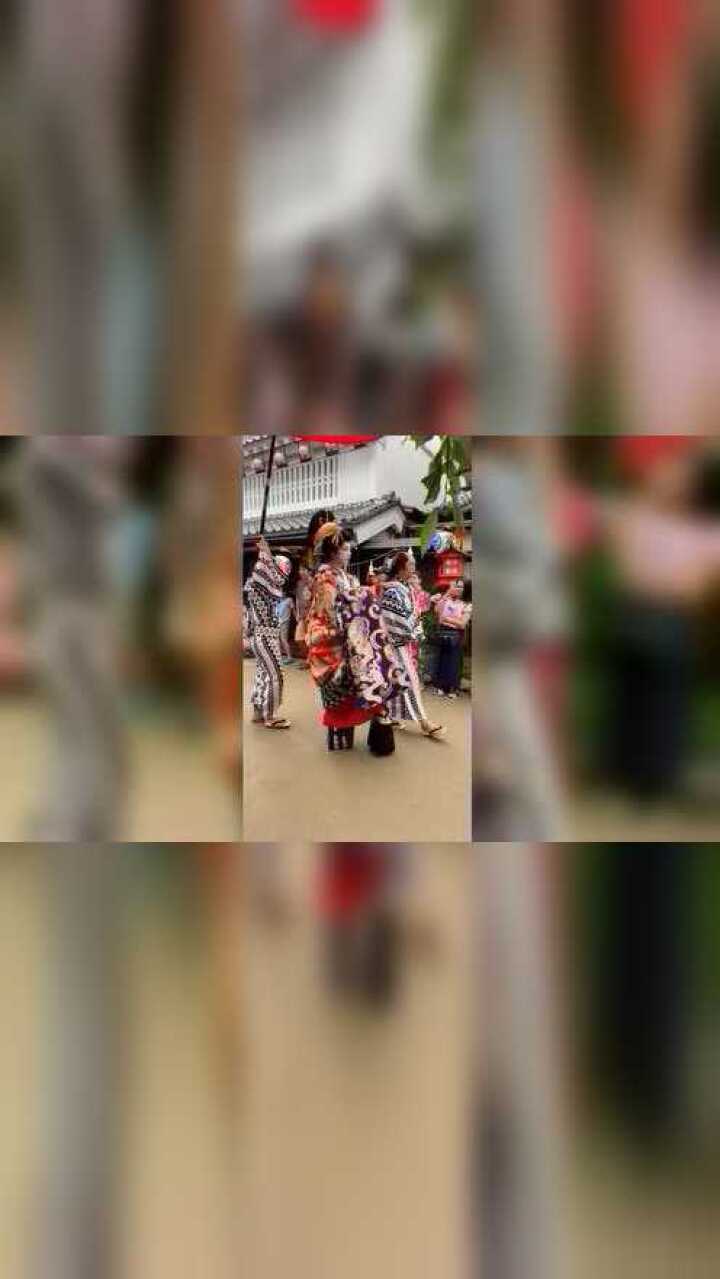 这就是日本的花魁这走路姿势真是绝了一般人欣赏不了