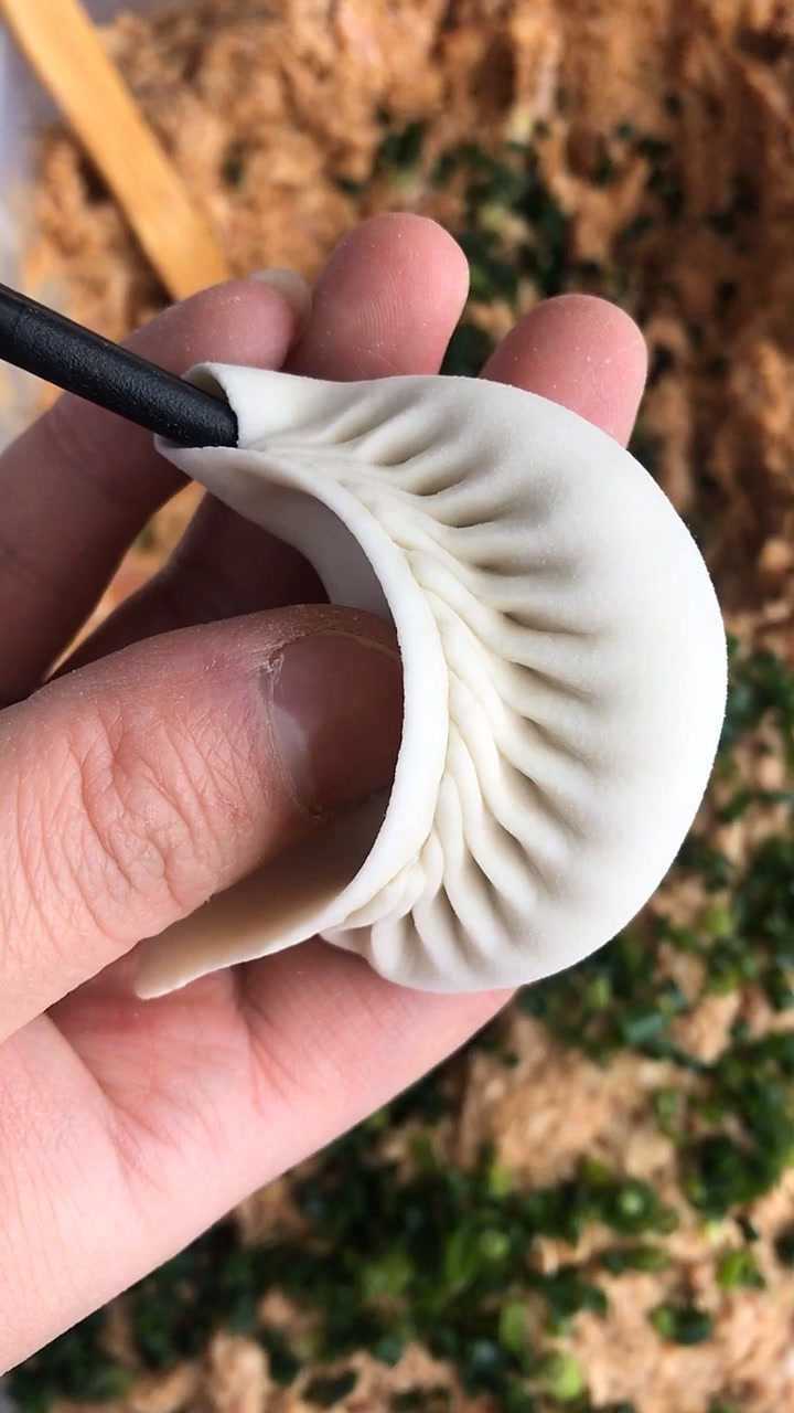 月牙饺手法教程