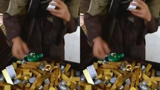 原来拍电视剧里面的金银财宝的金子是这样的,厉害了