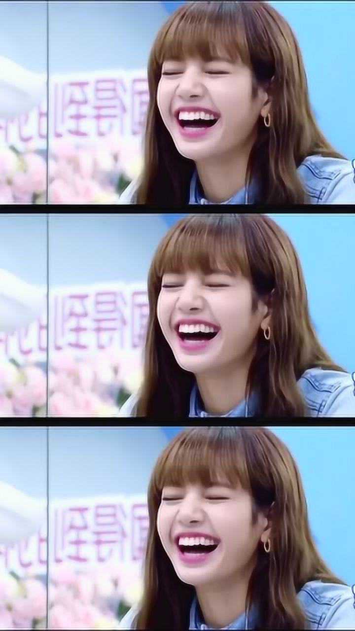 有虞书欣长在她的笑点上必须开心啊lisa笑起来真好看