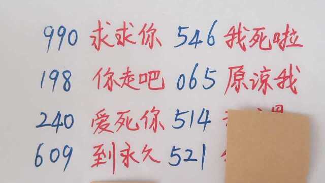 你知道这些数字都代表什么吗第三集